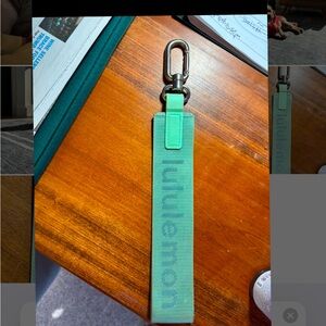 Lululemon Mint Green Keychain
